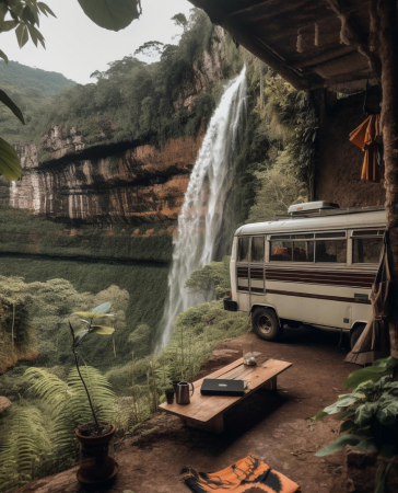 camper-sits-front-waterfall-camper-van-sits-front-camper-van-1.png